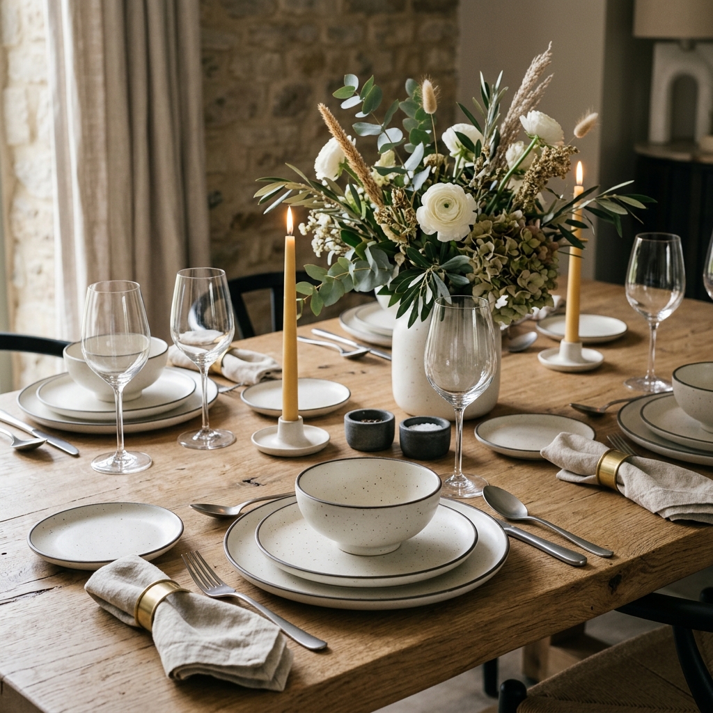 Elegant Ceramic Dinner Set